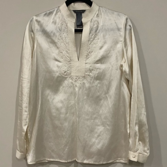 🍭2 for 40$🍭Silk Liz Claiborne kaftan like blouse - Picture 1 of 4